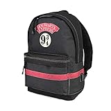 Asas acolchadas ajustables Karactermania Harry Potter Express-Mochila HS Mochila Tipo Casual, 44 cm, 23 litros, Negro