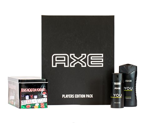 Preisvergleich Produktbild AXE Players Edition Geschenkset mit Pokerkoffer, Duschgel 250ml und Deospray 150ml