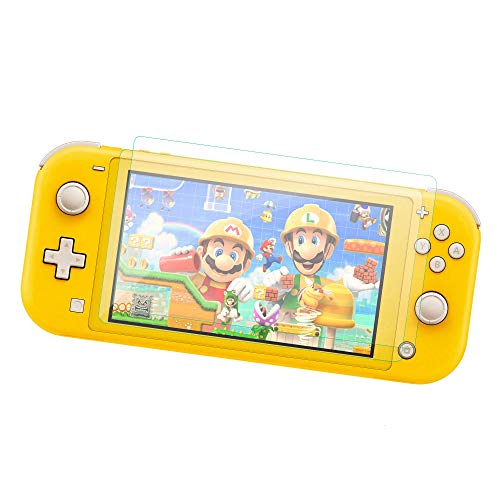 Preisvergleich Produktbild Lebama Panzerglas für Nintendo Switch Lite Schutzfolie Zubehör Displayschutzfolie Displayschutz Premium Klar 9H Displayfolie - 2 x Glas Folie für Nintendo Switch Lite