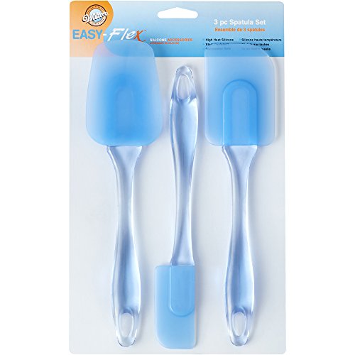 Wilton easy-flex Silikon Spatel Set 3/Pkg, andere, mehrfarbig - 4