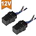 Produktbild Ehdis® [2 Stück] Auto-Automobil-LKW-Boot 40 Ampere-Relais Harness 12V 40A SPDT Relaissockel Stecker 5 Pin 5-Wire-Bosch-Art