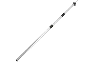 Bo-Camp - Mât de tente/bâche - Téléscopique - 3 parties - 93-230 cm