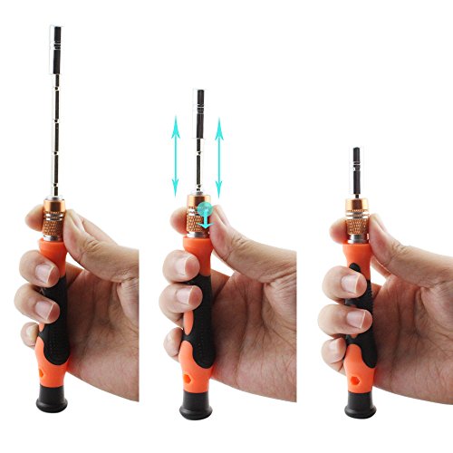 Schraubendreher Set,NIUTOP 58 in 1 Magnetische Schraubenzieher Set mit 54 Bits für Elektronische Kleingeräte Handy, Tablet, PC, Macbook, Uhr etc - 6