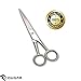 Moustache Scissors, Mustache or Beard Scissor Great Little Sharp Scissors 4"