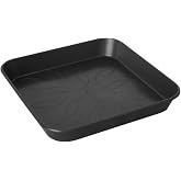 GROWMANIA Pack of 5 Square Saucers for Planters 25 x 25 &ndash; Plastic Plant Pot Saucer