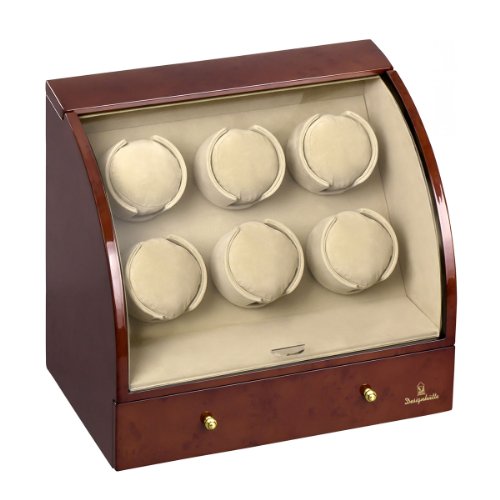 Designhtte Uhrenbeweger Basel 6 Wurzelholz Designhtte Uhrenbeweger Basel 6 Wurzelholz