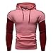 Produktbild UINGKID Herren Sweatshirt Herbst Winter Langarm Kapuzen gedruckt Outwear Tops Bluse