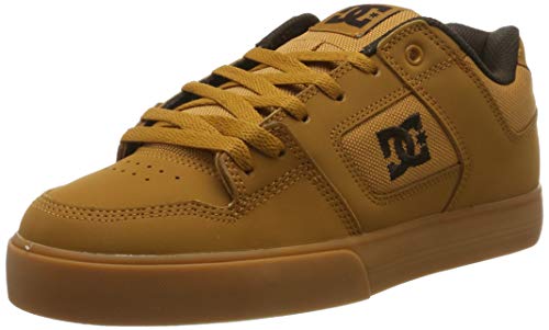 DC Shoes (DCSHI) Pure-Shoes for Men, Chaussures de Skateboard Homme, (Light Brown), 42.5 EU