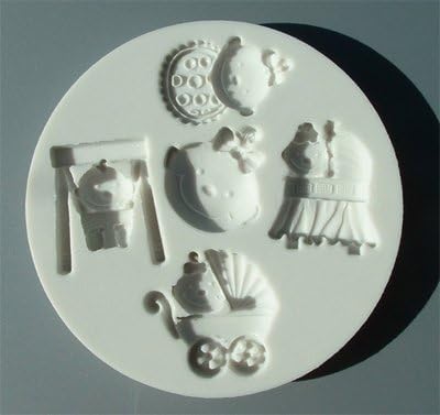 Baby Girl - Silicone Icing Moulds for Cake and Cupcake Decoration
