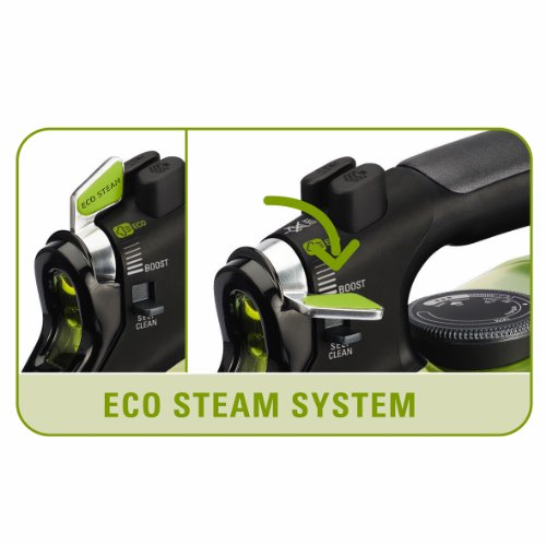 Rowenta Eco Focus Steam Iron DW6010 - Black and Green