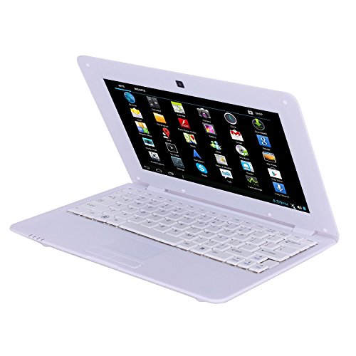 Tablets   Computers 7  Inch Portable EPC Mini Netbook Laptop- Android 4 4 Kitkat- HDMI- Webcam- 4gb- Birthday   Chritmas Gifts  White 