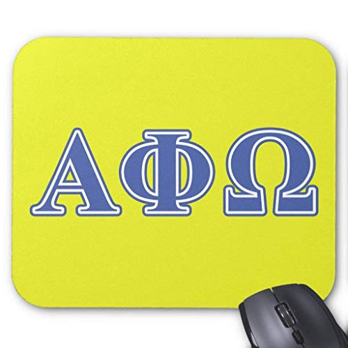 Preisvergleich Produktbild HYYCLS Alpha Phi Omega Blue Letters Mauspads
