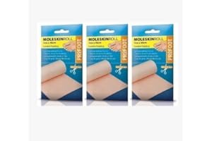 MONEY-MATE MM Profoot Moleskin Roll Sofortschutz für den Fuß vor Reiben Fußpflege (3er Pack)