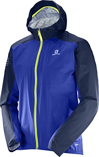 SALOMON Bonatti Chaqueta, Hombre, (Surf The Web/Dress Azul), M