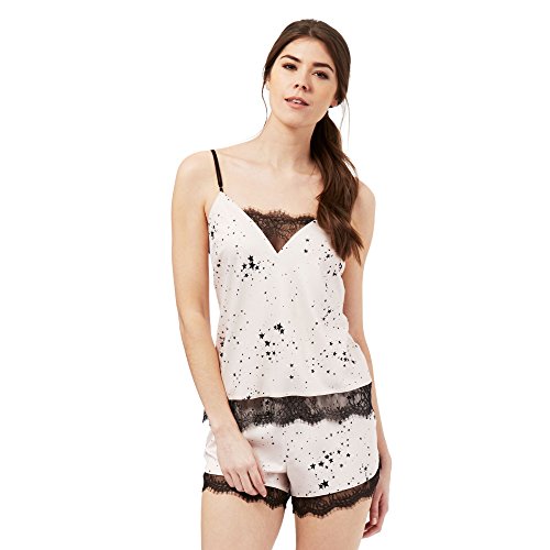 Nine By Savannah Miller Womens Pale Pink Star Print Camisole 18