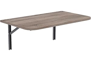 ‎AKKE AKKE Wandklapptisch mit abgerundete Ecken für Küche Zimmer Wohnzimmer Kinderzimmer 120 cm x 60 cm, Wandtisch klappbar, Klappbarer Wandtisch Küchentisch Kindertisch, Klapptisch Klappschreibtisch Küche