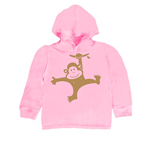 Inda-Bayi Baby-Toddler-Kids Heavy Cotton Hoodie T-shirt - monkey swinging