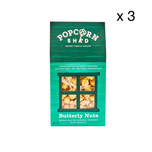 3 x Butterly Nuts 90g | Palomitas de maní