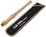 GEWA 700180 C-Sopran Blockflöte Natura dt.Griffweise mit Tasche,Wischer,Grifftabelle - 2