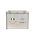 Produktbild Willesego Wandhalterung Dekorrahmen mehrschichtige WiFi Router Aufbewahrungsbox Set Top Box Regal, 32 * 22 * 26,5 cm (Farbe: hellgrau) (Farbe : Light Gray, Größe : -)