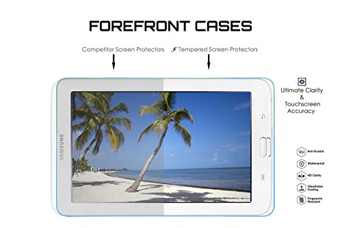 Forefront Cases® [HD KLARHEIT] Gehärtetes Glas Bildschirm Schutz Protektor Folie für Samsung Galaxy Tab 3 Lite 7.0 SM-T110 [ULTRA DÜNN nur 0.3mm] - 2