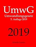 Image de UmwG, Umwandlungsgesetz, Aktuelle Gesetze
