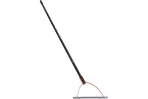 TOPINCN Tagliaerba per Erbacce con Lama Seghettata a Doppio Bordo con Manico in Acciaio Inossidabile Tagliaerba Manuale per Erbacce Facilmente Regolabile per Cortili, Giardini,