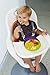 Boon Flair Pedestal Highchair (White/Orange)