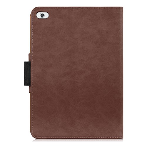 iPad Mini Hülle – JAMMYLIZARD Ledertasche Smart Cover mit Standfunktion für iPad Mini 4. 3. 2. & 1. Generation, BRAUN & HONIG, [MIT STIFT-HALTER] - 6