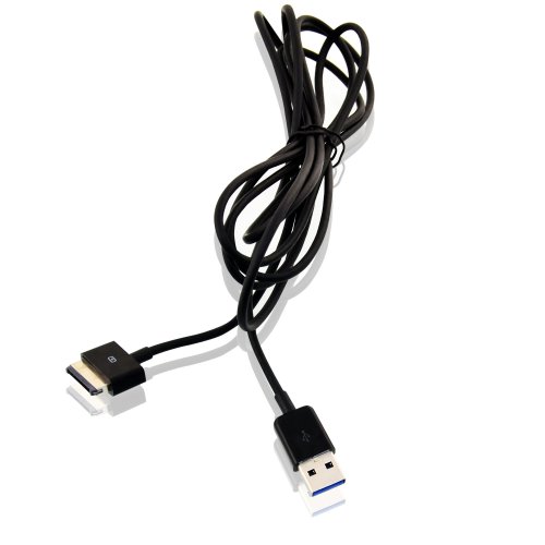 KanaaN USB Ladekabel und Datenkabel für ASUS Tablet PC - 2 m lang - u.a. für TF101 TF201 TF300 TF301 TF700T PadFone
