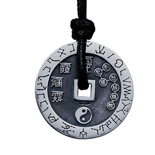 Preisvergleich Produktbild XJYA 925Er Sterling Silber Bronzemünze Anhänger Für Männer und Frauen Halskette