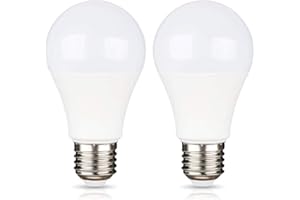 Akynite Lampadina LED E27 12V 9W Luce Calda 3000K per Camper, 750LM, 270 gradi, Lampadine LED AC DC 12 Volt 24V Attacco E27 per Fotovoltaico Solare Giardino Baita, set di 2