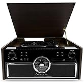Nostaljik Pikap &Ccedil;alar - Bluetooth, CD, USB, AM/FM Radyo, Dahili Hoparl&ouml;r, Vintage Ahşap Tasarım M&uuml;zik Merkezi
