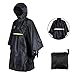 Produktbild Queta Regenponcho, Regen Poncho Regenmantel Wasserdichter Multifunktions Regenschutz für Damen Herren Outdoor Wandern, Radfahren, Camping, Festivals Regenjacke Raincoat