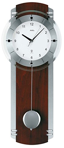 AMS 5245/1 Pendeluhr Funk Nussbaum Modern