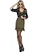 Produktbild Karneval Damen Kostüm Top Gun Kleid und Bomberjacke sexy Gr.M 40/42