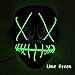 Produktbild Tiowea Erschreckende Halloween Cosplay LED Leuchten Maske für Festival Party Halloween Kostüme