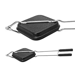 Jainex Non-Stick Grill and Toast Sandwich Maker, Black