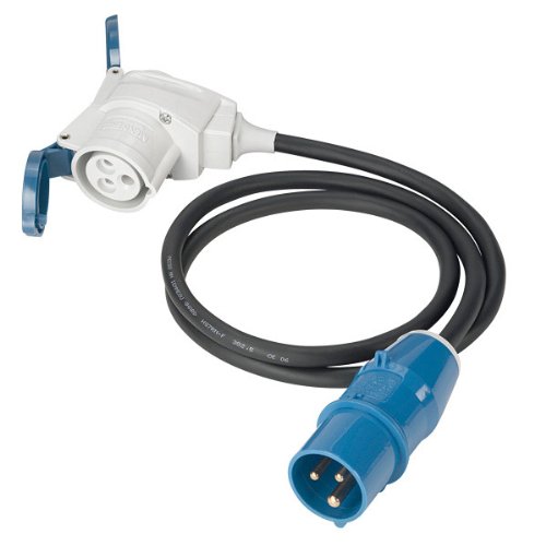 Preisvergleich Produktbild Berger Adapterleitung CEE-Stecker Schutzkontakt-Winkelkupplung