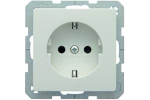 Berker 47236089 Steckdose SCHUKO Berker Q.1 polarweiß, samt