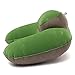 Imported Inflatable Neck Pillow Soft Travel Air Cushion Sleep Support - Green RS.475.00