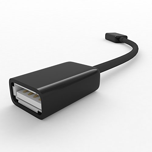 esorio® USB auf Micro USB Adapter Kabel Verlängerung in schwarz