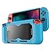 Produktbild Smatree Harte Schutzhülle für Nintendo Switch Konsole und Kontrolleur, TPU Gummierte Schwerlaste Tropfenschutz Anti-Scratch Nintendo Switch Hülle Zubehör(Blau/Orange/Schwarz)