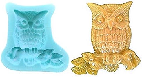 Silicone Mold For Food With Cast Owl / Owl On A Branch