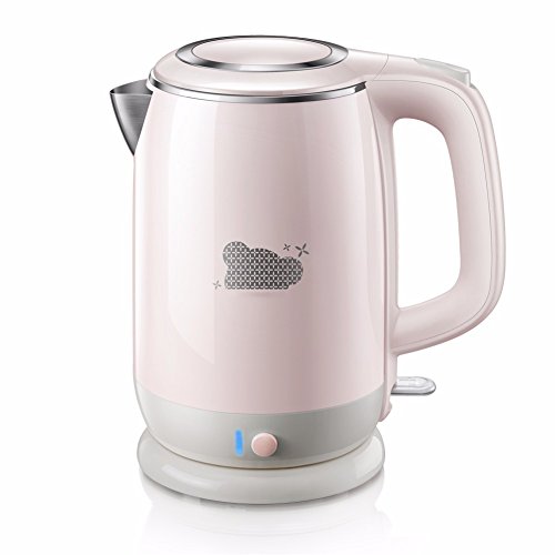 YSSAMM Bouilloire lectrique de th de bouilloire lectrique de mnage de bouilloire d'acier inoxydable 1.5L 1800W