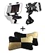 Vheelocityin Double Clamp Mobile Holder + Black & Beige Neck Cushion RS.349.00
