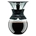 Produktbild Bodum POUR über Kaffeemaschine mit Filter, 1,0 Liter, glas, schwarz, 14 x 16.3 x 20.2 cm