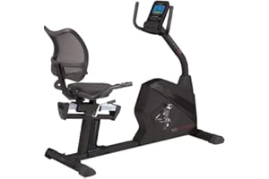 Toorx Bicicletta da camera BRX RECUMBENT 100 ERGO, ergometro, sistema di frenaggio magnetico ad induzione e regolazione elettronica dello sforzo motorizzata su 32 livelli.