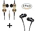 DAD Super Bass Earphones | COMBO PACK | Supports All Smartphones like HTC Desire 700 dual sim (Pack of 2) RS.399.00