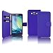 Produktbild Samsung Galaxy A3 - Lila Einfarbig Kunstleder Flipetui + Gratis Folie von Gadget Boxx